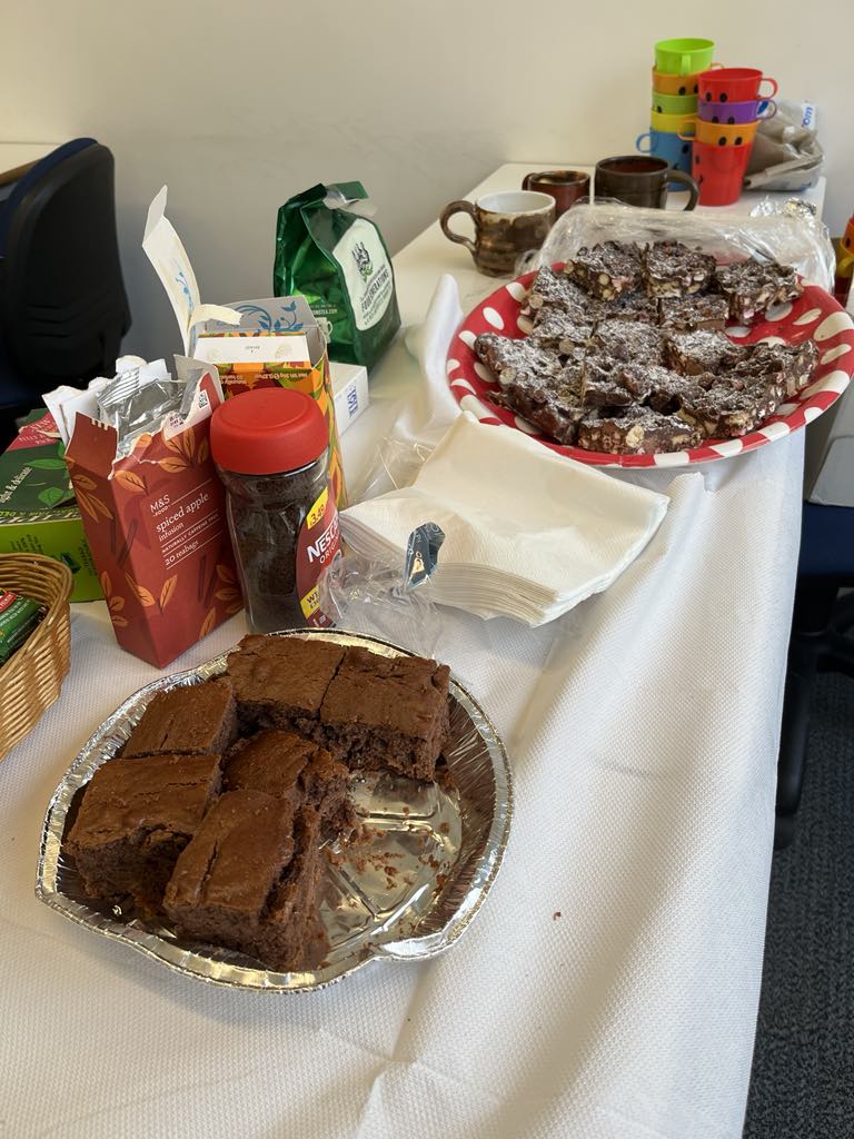 Picture of the cake at the January 2025 workshop
