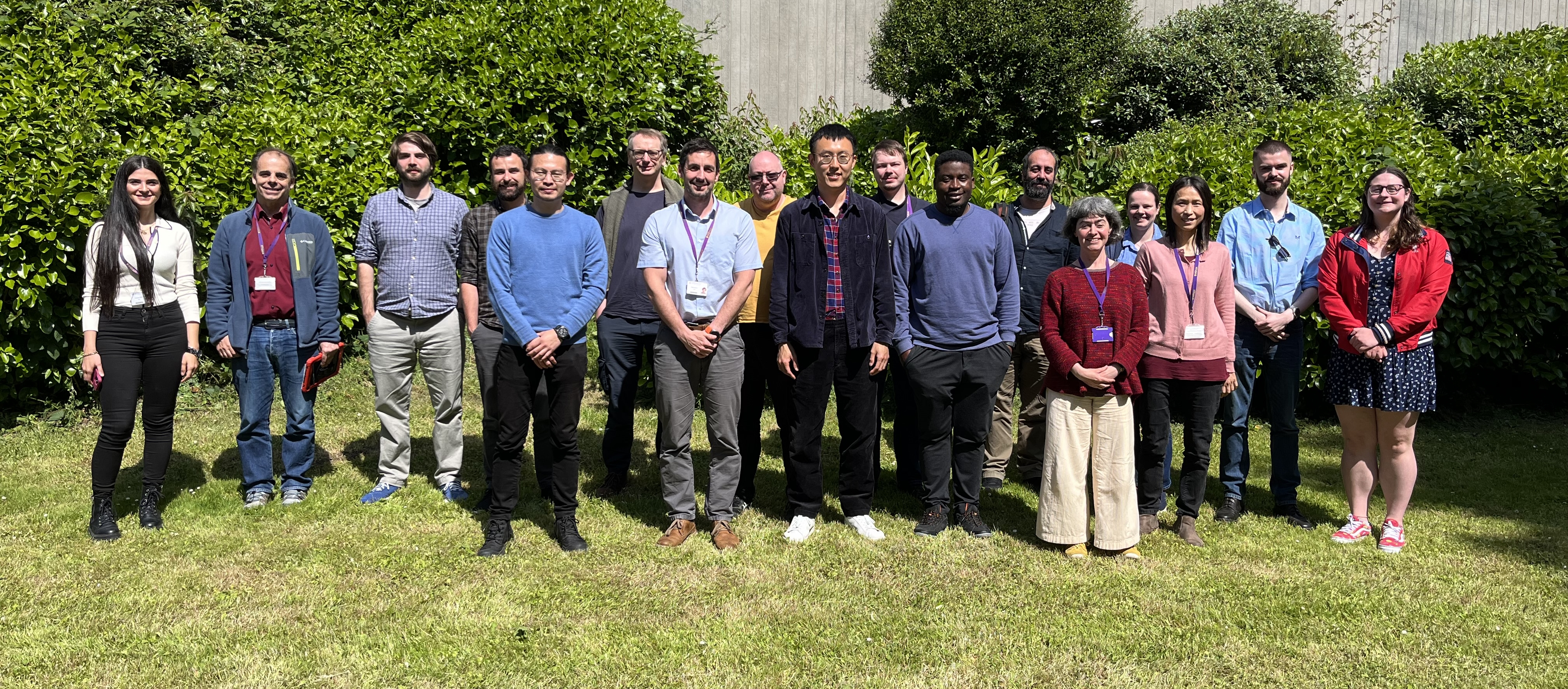 Picture of attendees of the Aber Bioinformatics Workshop in June 2024