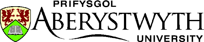 Logo of Aberystwyth University