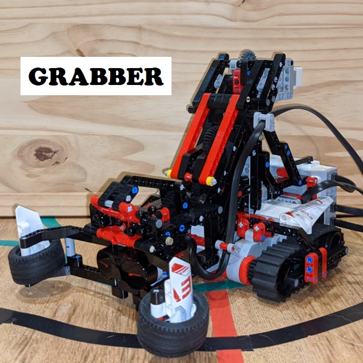 Grabbing and lifting robot